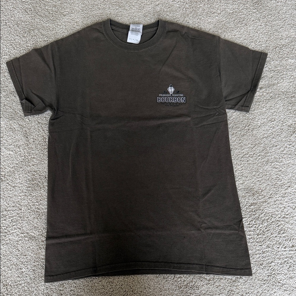 Gildan Bourbon Logo Short Sleeve T-Shirt - Brown